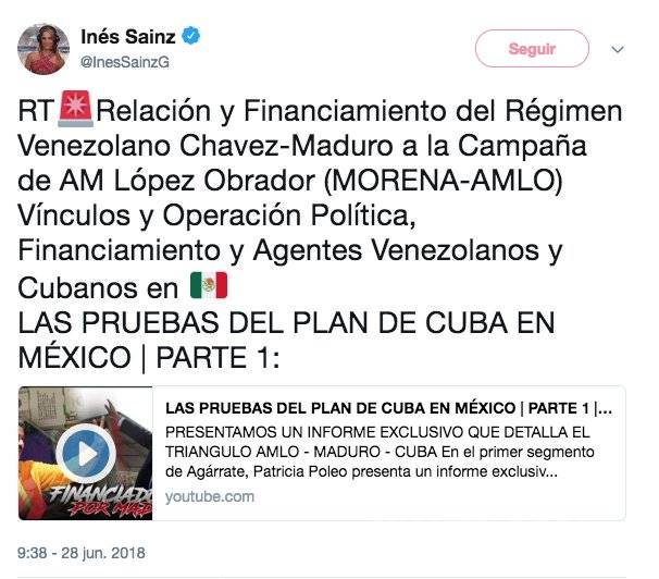 $!Corren a Inés Sainz y a Galilea Montijo de México tras triunfo de Obrador: &quot;Ellas prometieron irse&quot;