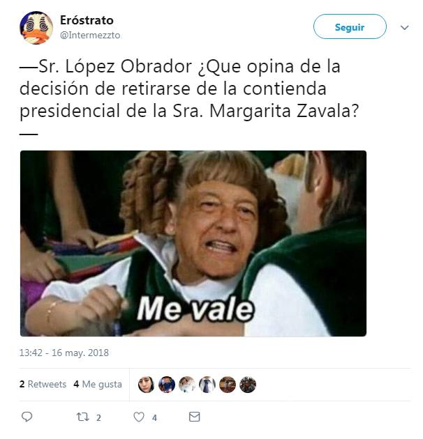 $!Oleada de memes se desata tras la renuncia de Margarita Zavala a su candidatura