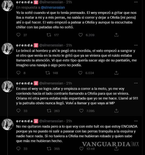 $!Ella es Ofelia, la perrita que salvó a su dueña de un asalto en la CDMX