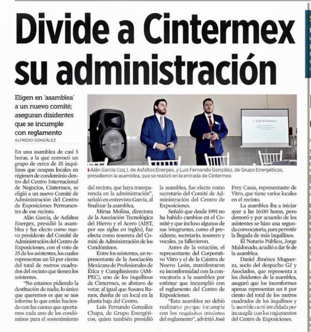 $!Cintermex, CRESTOMATIA 3.