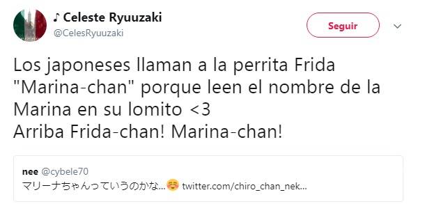 $!&quot;Marina-Chan&quot;, así le dicen a la rescatista 'Frida' en Japón