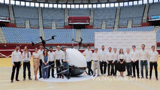 $!Crean prototipo español de aerotaxi sin piloto