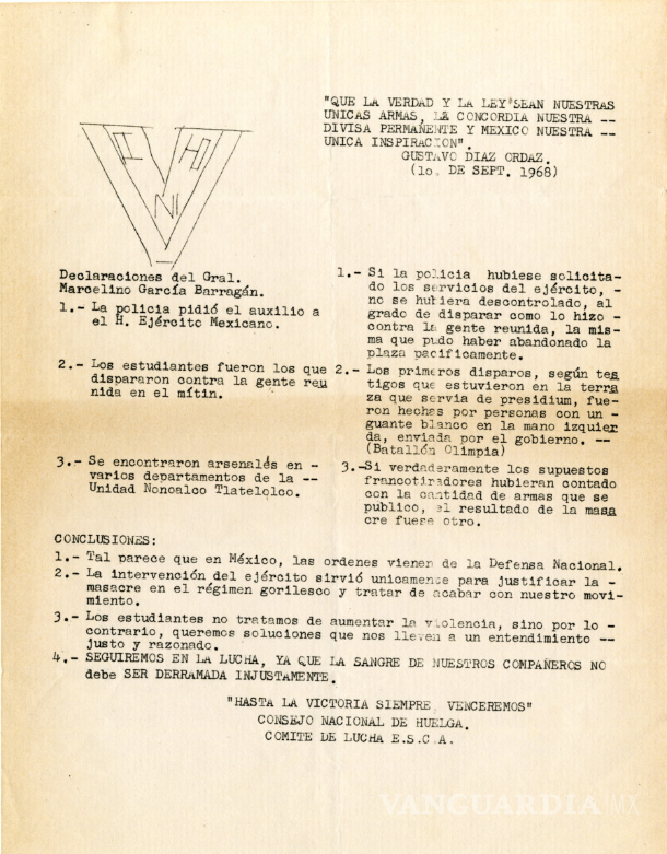 $!Declaraciones del Gral. Marcelino García Barragán