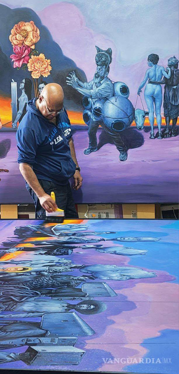 $!De Saltillo a CDMX lleva Zenen Vizcaino su arte al Palacio de San Lazaro