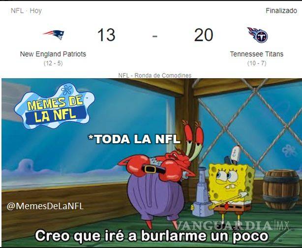 $!Los memes de la derrota de los Patriots