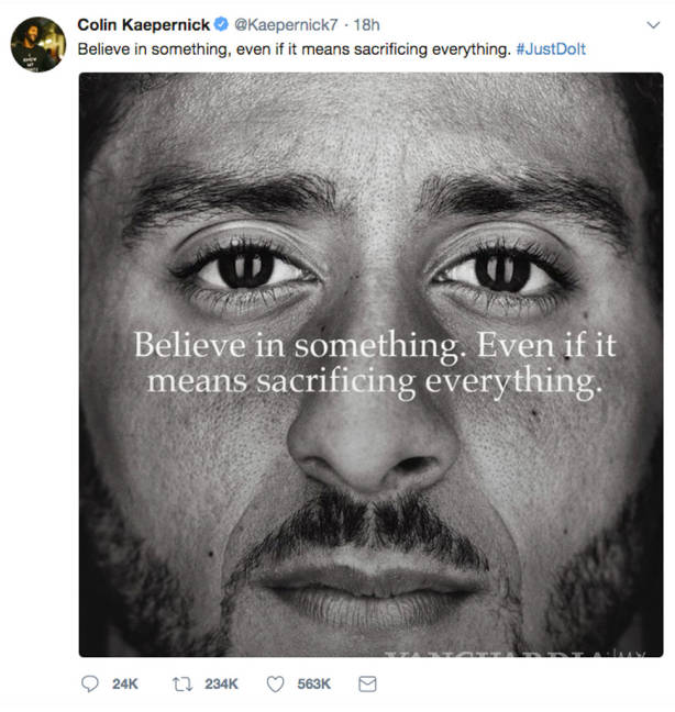 $!¿Es bueno para Nike involucrarse en controversia política?