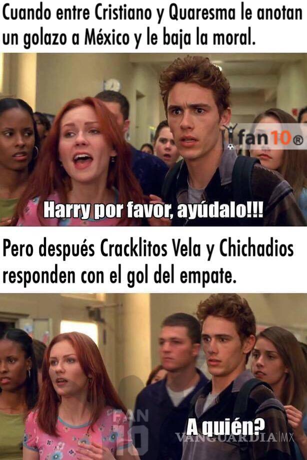 $!Los memes del México vs Portugal