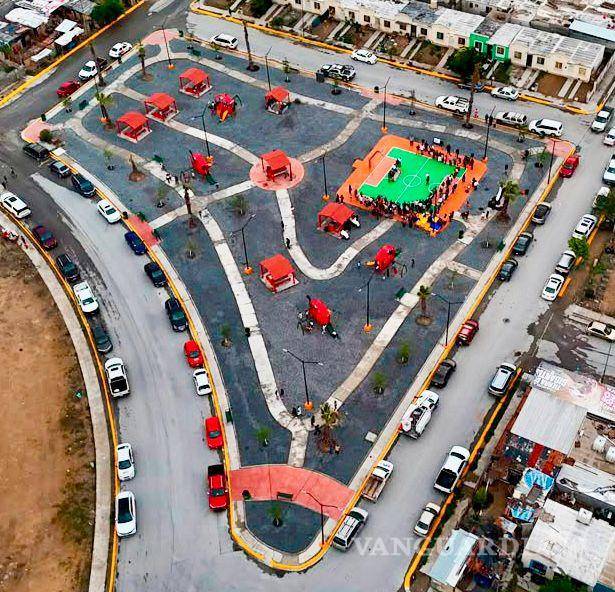 $!Hacen un llamado a los habitantes para cuidar y conservar la plaza en buenas condiciones.