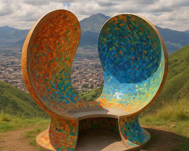 Una de las obras realizadas por el artista plástico David Gerstein.