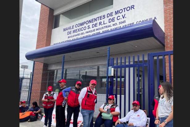 El conflicto entre CTM y CATEM paralizó este jueves la planta Mahle en Ramos Arizpe, donde se elegiría representación sindical.