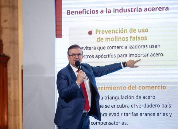 Presenta Secretaría de Economía acciones para proteger industria nacional