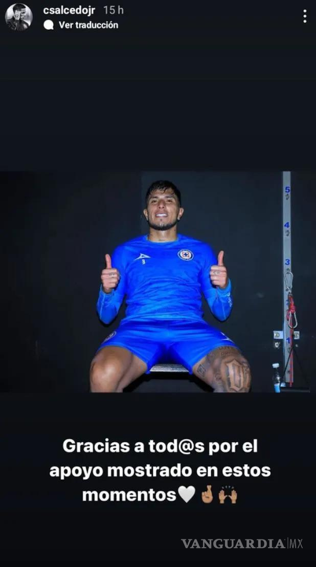 $!Mensaje publicado en las historias del futbolista.