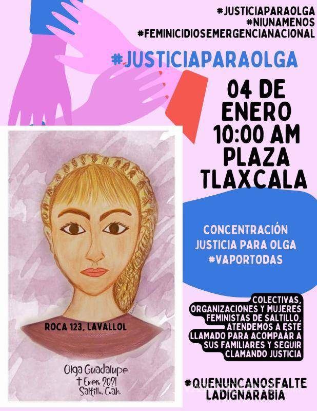 $!Colectivas, organizaciones y mujeres feministas de Saltillo exigen que se otorgue pena máxima para los feminicidas y agresores de mujeres.