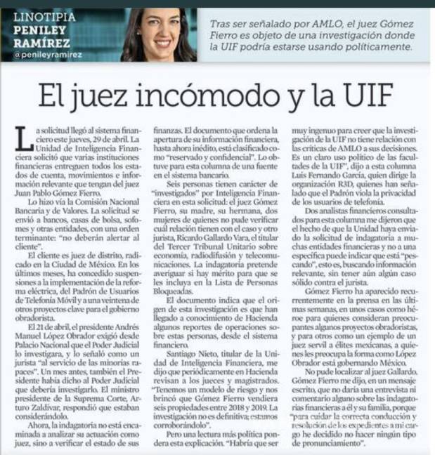 $!Investiga UIF a juez 'incómodo'; no hay irregularidades con Gómez Fierro, afirma Arturo Zaldívar