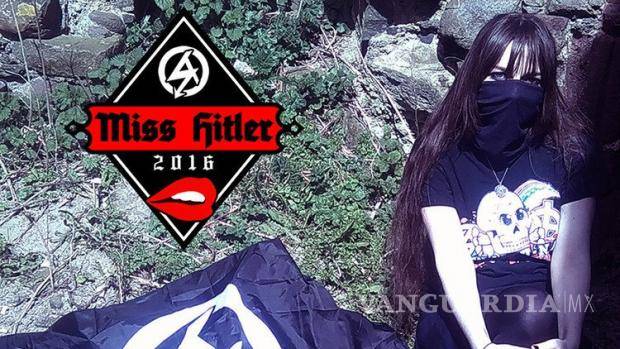 $!Neonazis británicos eligen a Miss Hitler 2016