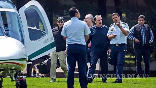 $!Denuncian que Emilio Gamboa utilizó helicoptero de la Fuerza Aérea para ir al golf