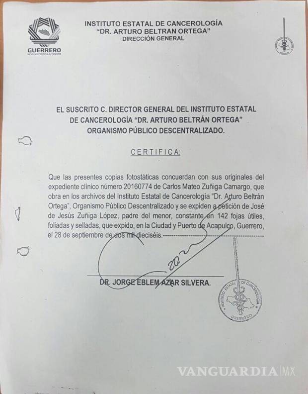 $!Hospital de Guerrero administró quimioterapia sin registro a menores; un bebé murió
