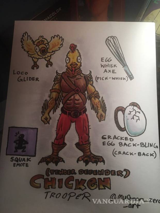 $!Niño de ocho años crea skin de Fortnite y la incluyen en el juego