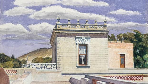 “Saltillo Mansion” es el nombre de esta obra del pintor norteamericano Edward Hopper.