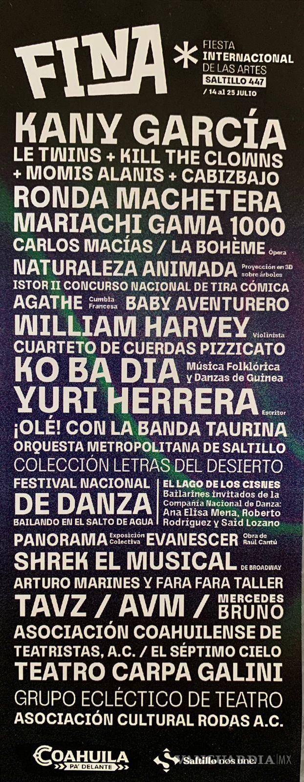 $!La cartelera completa de los artistas que participarán se reveló mediante una conferencia de prensa.