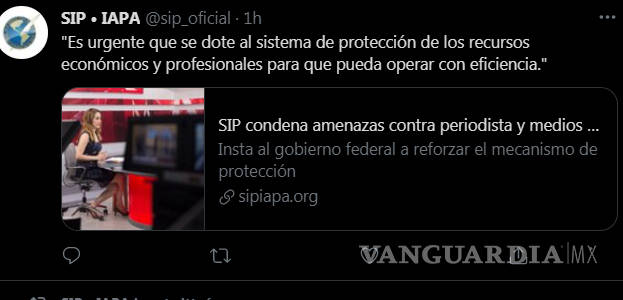 $!Condena la SIP amenazas contra periodistas en México