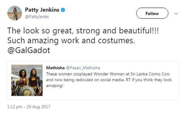 $!Gal Gadot defiende a cosplayers de Sri Lanka víctimas de burlas