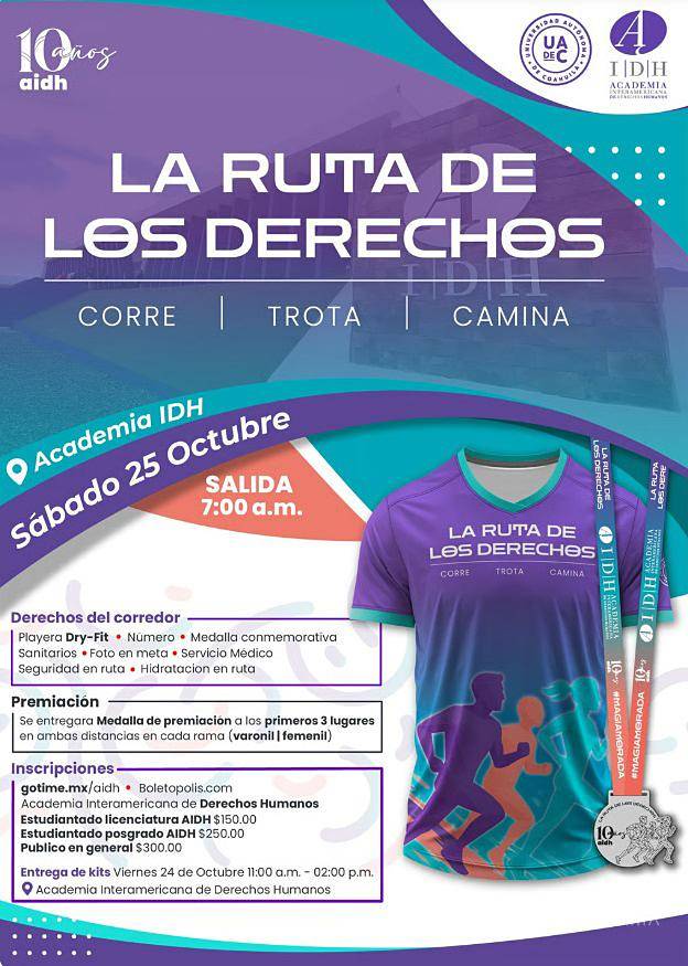 $!La carrera se realizará el 25 de octubre de 2025 en el Campus Arteaga de la UAdeC.