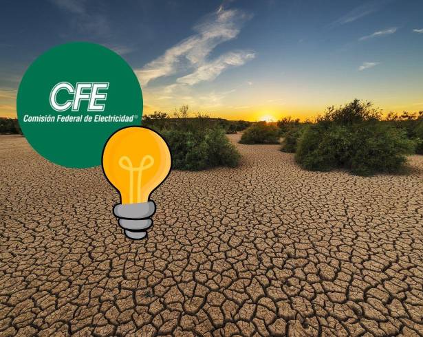 La Comisión Federal de Electricidad (CFE) reconoce que produce más energía mediante combustibles sucios o fósiles debido a las sequías.