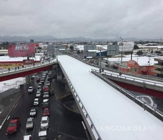 $!En el 2018 así cubrió la nieve el Sarape.