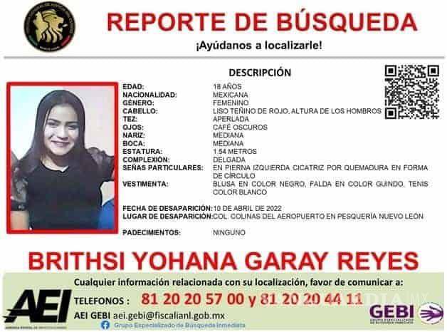 $!Cuatro mujeres desaparecidas en Nuevo León en las últimas 24 horas, en 2 meses van 18