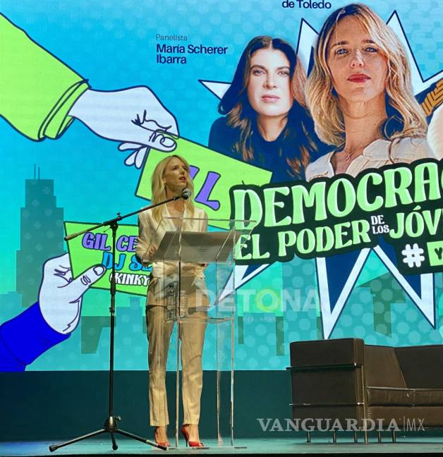 $!Cayetana Alvarez viene a Nuevo León a motivar a los jóvenes a votar y mueve algo más que conciencias