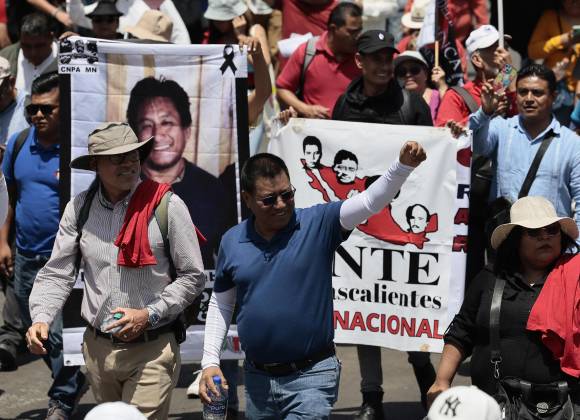Se puede decir... Que la CNTE, protestan en ‘grande’