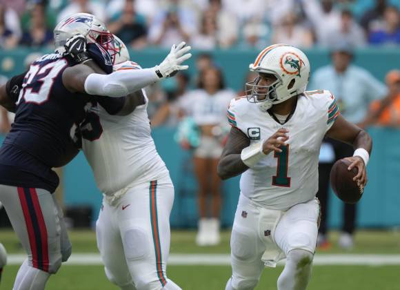 Semana 8 de la NFL: Dolphins le propina a los Patriots otra estrepitosa caída