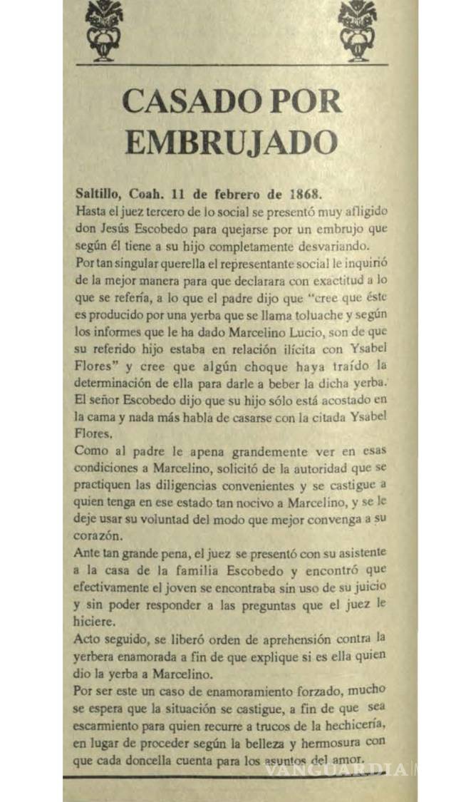 $!Así aparece en la edición de diciembre de 1992 de la Gazeta el caso del matrimonio que se investigó por presunta brujería.