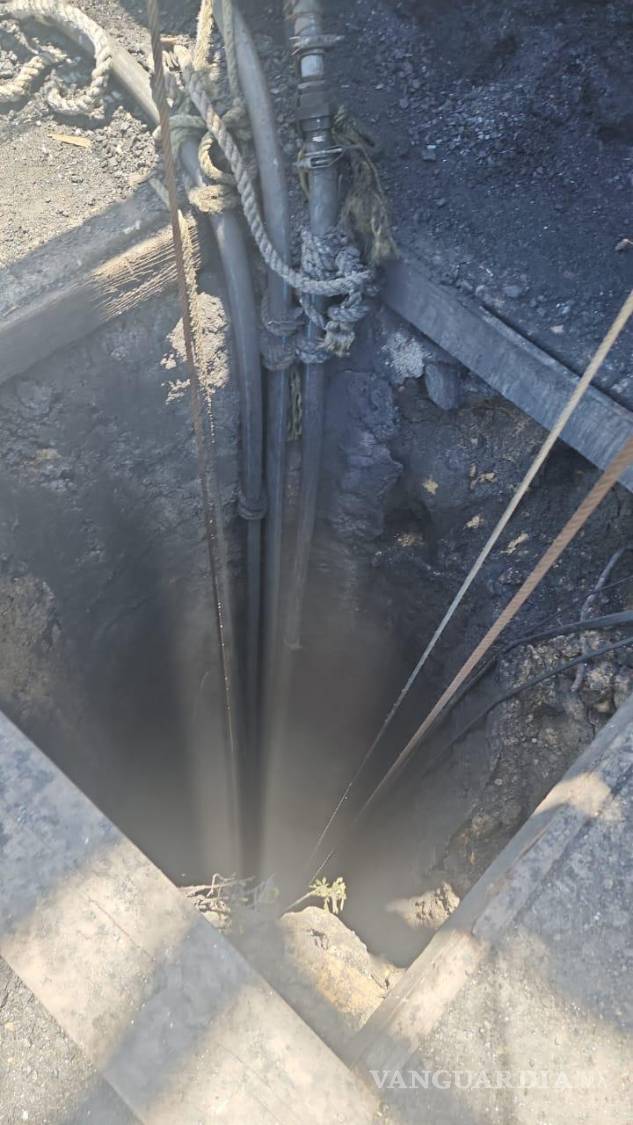 $!El cable se trozó.