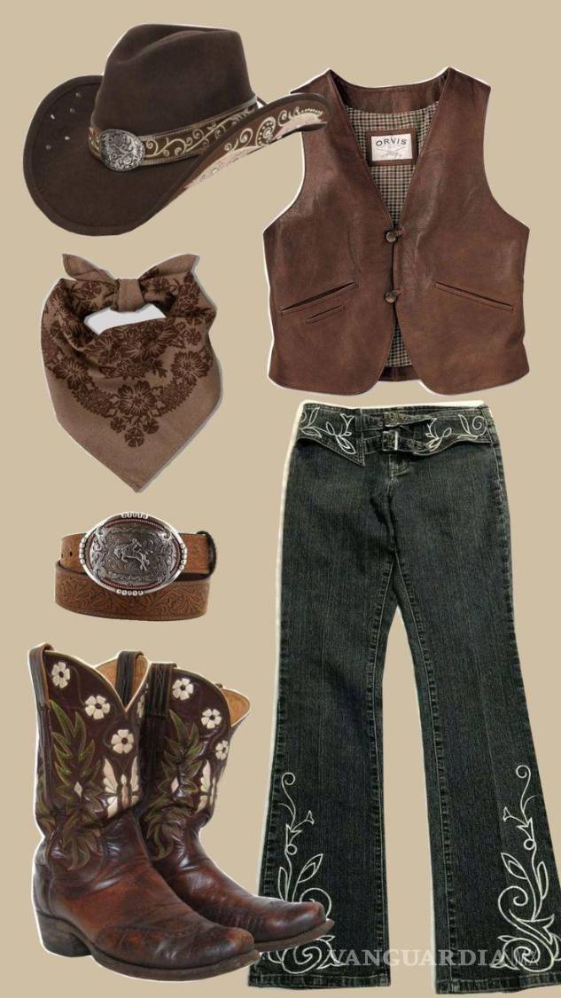 $!La mezclilla, columna vertebral del atuendo vaquero: desde los cortes clásicos de Wrangler ($50–$75 USD en línea) hasta las propuestas de alta gama que superan los $200 dólares.