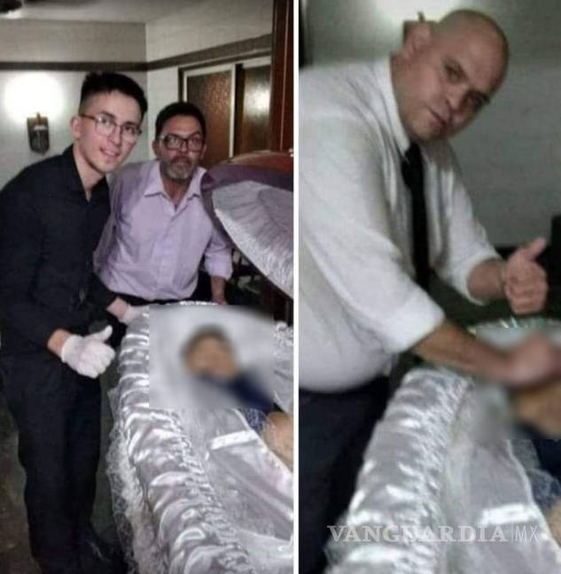 $!Empleados de funeraria se toman foto con el cadáver de Maradona y difunden el contenido
