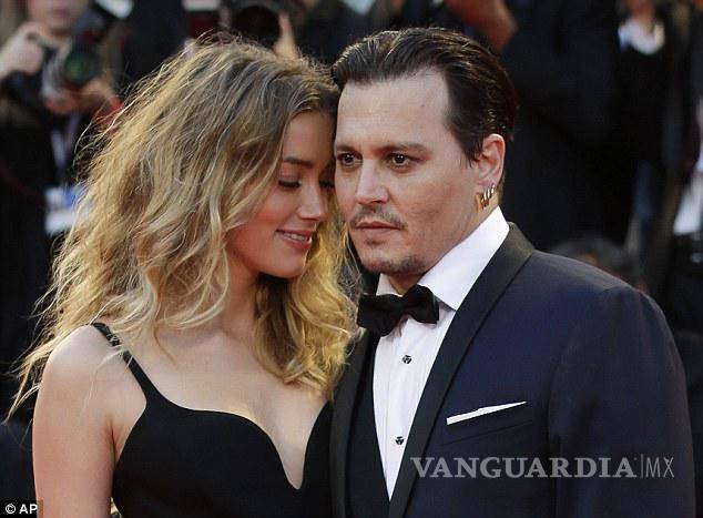 $!Amber Heard y Johnny Depp durante su matrimonio.