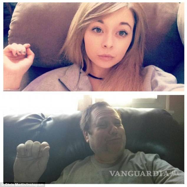 $!Papá imita las selfies de su hija
