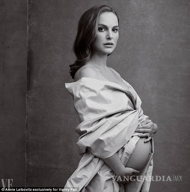 $!Natalie Portman posa embarazada para Vanity Fair