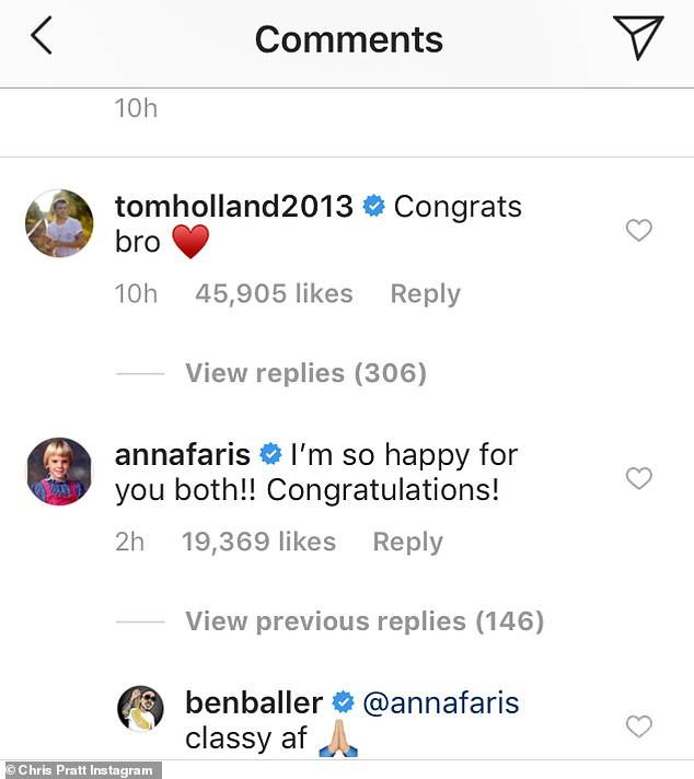 $!Anna Faris felicita a su exesposo Chris Pratt por su nuevo compromiso