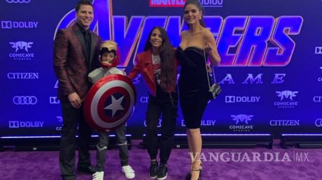 Ana Bárbara confunde a Marvel con DC durante premier de 'Avengers: Endgame'