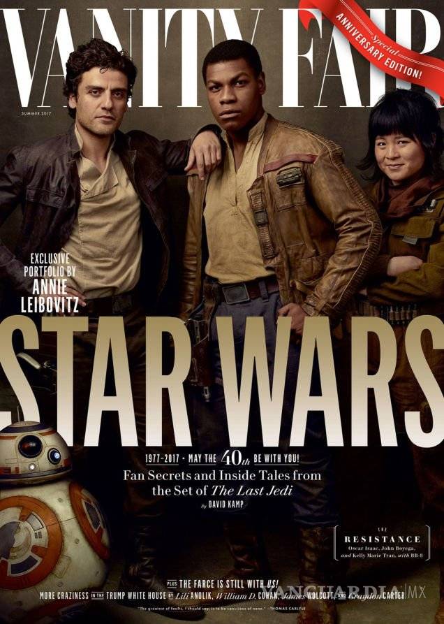 $!Vanity Fair celebra a Star Wars con portadas del Episodio VIII
