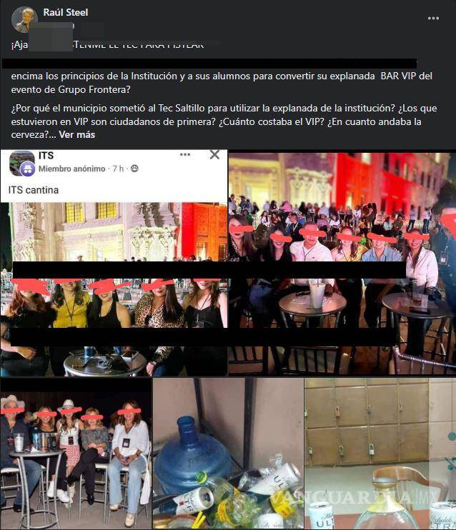$!‘El Tec Saltillo no es cantina’: alumnos convocan a manifestación por uso de explanada