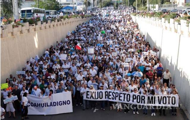 Se cumple un año de la marcha ‘Coahuila Digno’