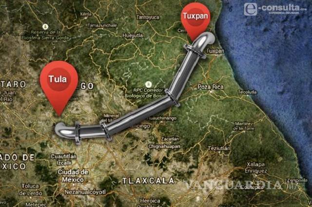 $!Cancelan gasoducto Tuxpan-Tula, por 'extorsión' de grupos sociales y municipios
