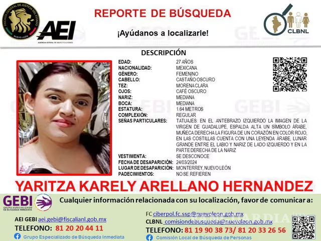 $!Yaritza Arellano Hernández
