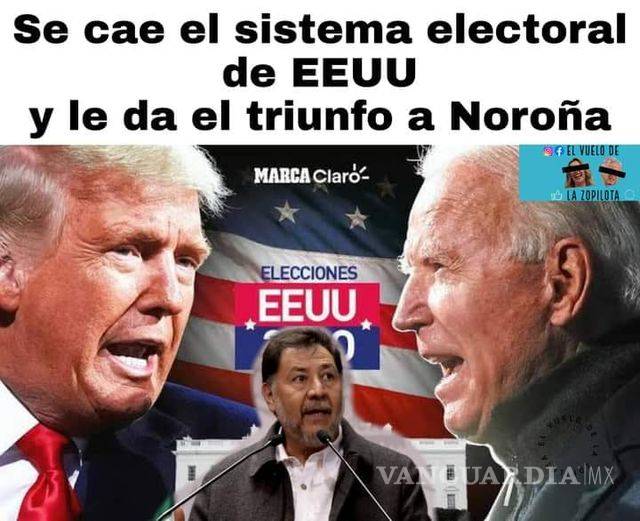 $!El PRI derrota a Trump y Biden... los memes de las elecciones de Estados Unidos