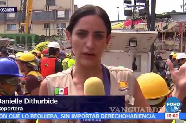 $!Danielle Dithurbide, reportera de Televisa, se deslinda del engaño de &quot;Frida Sofía&quot;
