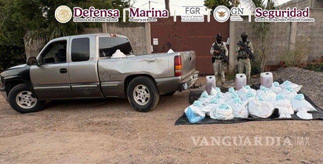 $!Decomisan en Sinaloa más de 700 kg de metanfetaminas y 211 mil pastillas de fentanilo, con valor de 750 mdp
